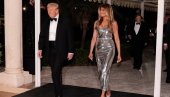 МЕЛАНИЈА УКРАЛА СВЕ ПОГЛЕДЕ НА ДОЧЕКУ НОВЕ ГОДИНЕ: Трампу друштво правио овај светски лидер