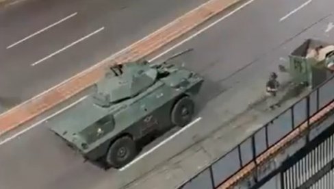 ОВО СЕ ДЕШАВАЛО ИСПРЕД МАДУРОВЕ ПАЛАТЕ: Само пар тренутака пре него што је Трамп јавио да је ухваћен (ВИДЕО)