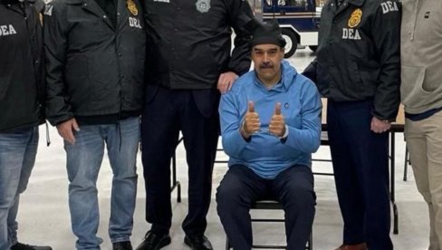 PRVI SNIMCI MADURA IZ NJUJORKA: Predsednik Venecuele smešten u pritvor gde borave El Čapo i Pi Didi (FOTO/VIDEO)