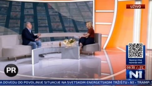 PROGLASOVAC I VODITELJKA N1 SE SPRDAJU SA IZJAVOM VUČIĆA  I TVRDE DA SE SNEG BOLJE ČISTI U EU I SAD A STIGAO JE I DEMANTI!