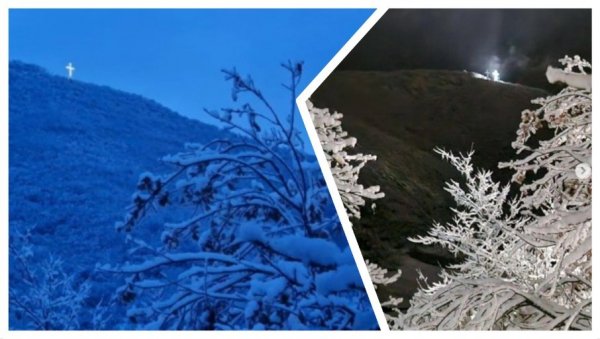 МОНАХИЊЕ УСЛИКАЛЕ ГОТОВО НЕСТВАРАН ПРИЗОР: Пробудила их снажна светлост, након чега су угледале велики крст који исијава (ФОТО)