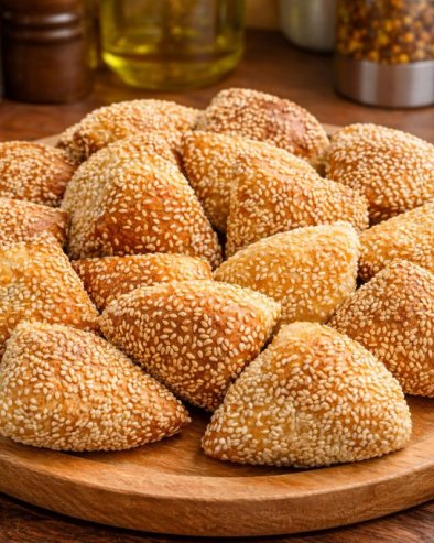 УШТИПЦИ СА СУСАМОМ: Хрскави споља, мекани изнутра и пуни укуса