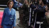 МОЛДАВИЈИ СВЕ ТЕЖЕ ДА ПРЕЖИВИ КАО ДЕМОКРАТСКА, СУВЕРЕНА ЗЕМЉА Санду: Гласала бих за поновно уједињење са Румунијом