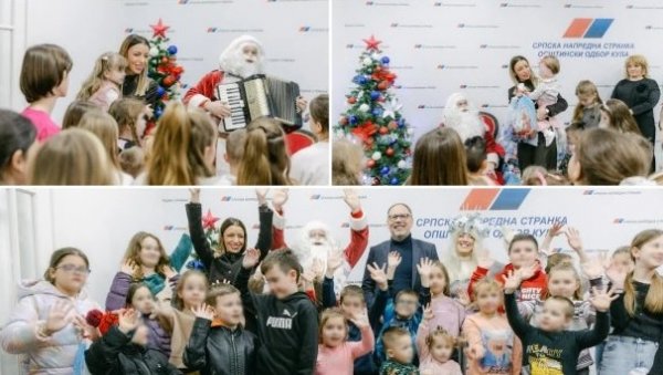 ЗБОГ ЊИХ ГРАДИМО ЈОШ БОЉЕ ДРУШТВО И БОЉУ СРБИЈУ: Месаровић у Кули поделила пакетиће поводом српске Нове године