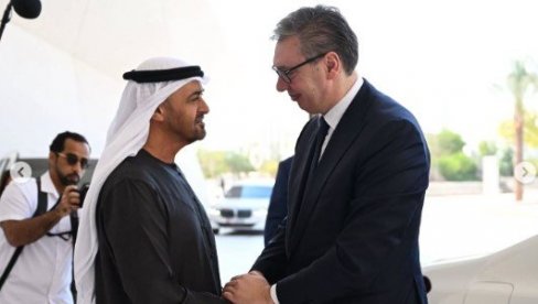 ОГРОМНА ЈЕ ЧАСТ И ЗАДОВОЉСТВО Вучић се састао са Бин Заједом: Ово пријатељство представља снажан темељ за још јачу сарадњу (ФОТО)