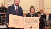 PREDSEDNICA POKRAJINSKE VLADE MAJA GOJKOVIĆ NAGRAĐENA POVELJOM ČASTI SREMSKIH KARLOVACA   Grad tradicije i budućnosti