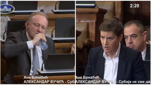 BRNABIĆ PATOSIRALA ĐILASA: Ruke su mu se tresle dok je pio vodu od besa (VIDEO)