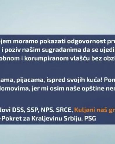 ТОТАЛНИ РАТ МЕЂУ БЛОКАДЕРИМА У КУЛИ ПОКАЗУЈЕ СВУ ИСТИНУ О ЊИМА: Мрзе се, очи би једни другима повадили и боре се искључво за фотеље!