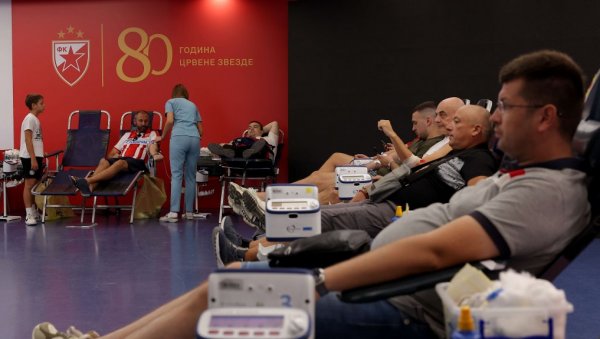 ТРАДИОЦИОНАЛНО, ЗА ПОМОЋ ДРУГИМА: Звезда организује 35. Црвено-белу крв