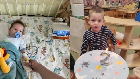 ЗАХВАЉУЈУЋИ ВУЧИЋУ, ДИМИТРИЈЕ СЕ РАЗВИЈА КАО И СВА ДРУГА ДЕЦА: Мајка чији син пати од СМА за Новости