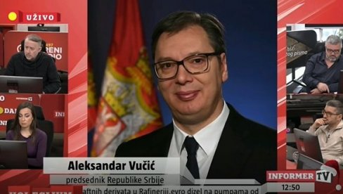 ВУЧИЋ О БЛОКАДЕРСКОМ СКУПУ У НОВОМ САДУ: Они су разочарани тим бројевима јер су мислили да ће не знам колико људи да се скупи