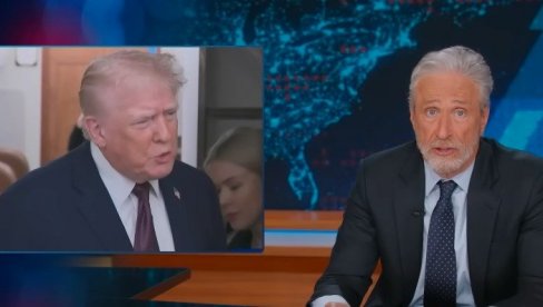 BRUKA NA AMERIČKOJ TELEVIZIJI: DŽon Stjuard ismejao Trampa (VIDEO)