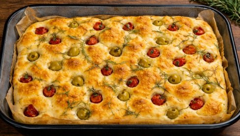 FOKAČA: Mekana iznutra, blago hrskava spolja!