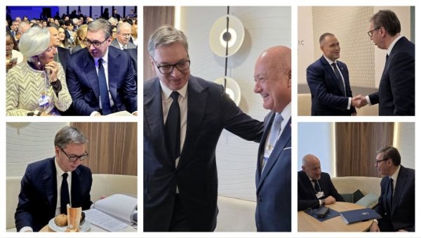 ДАВОС 2026: Вучић се сусрео са бројним са светским лидерима (ФОТО/ВИДЕО)