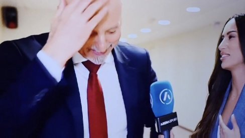 НЕВИЂЕНА СЦЕНА, РЕПОРТЕРКА ОСТАЛА У ШОКУ! Ево шта је Саша Обрадовић урадио после Монако - Црвена звезда (ВИДЕО)