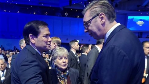 VUČIĆ SE SREO SA RUBIOM: Ukazao sam na pozicije Srbije o glavnim geopolitičkim pitanjima