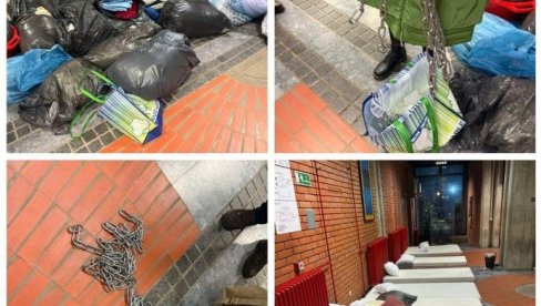 НЕВЕРОВАТНЕ СЦЕНЕ НА ФИЛОЗОФСКОМ ФАКУЛТЕТУ: Блокадери се поново претварају у штрокадере (ФОТО)