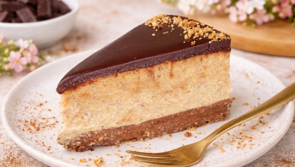 ПОСНА ЧОКО-ЛЕШНИК ТОРТА: Сочна, богата и кремаста торта која се топи у устима