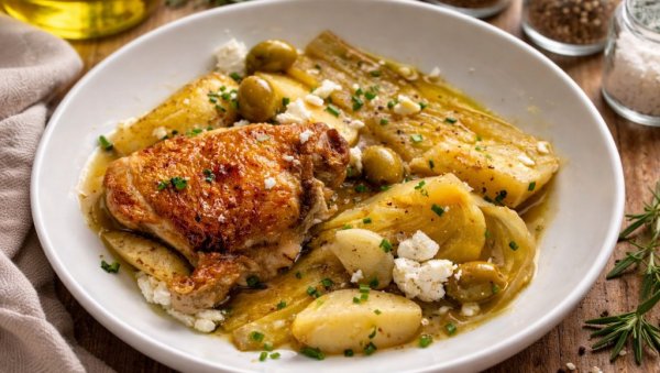 ХРСКАВИ ПИЛЕЋИ БАТАЦИ СА ЛИМУНОМ И ОРИГАНОМ:  Ово јело спаја једноставну припрему и богате медитеранске укусе