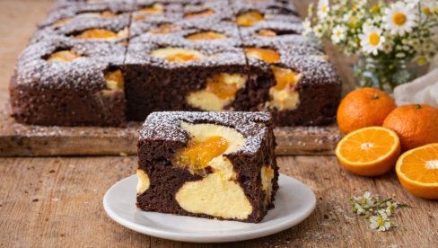 ЧОКОЛАДНА ТОРТА СА МАНДАРАИНАМА: Рецепт за освежавајућу торту