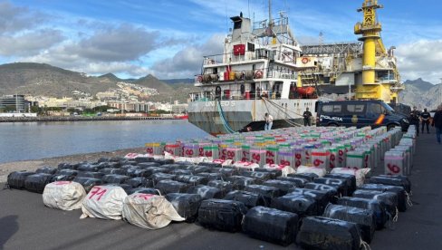 РОБУ ДЕЛИЛИ СРПСКА И ТУРСКА МАФИЈА? Нови детаљи заплене десет тона кокаина у водама Атлантика у близини Канарских острва