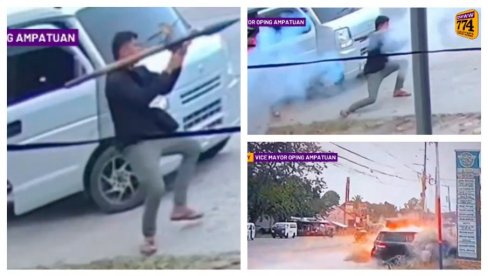 БАЗУКОМ ИЗВРШИЛИ АТЕНТАТ НА ГРАДОНАЧЕЛНИКА: Погледајте како ракетни пројектил погађа службено возило (ВИДЕО)