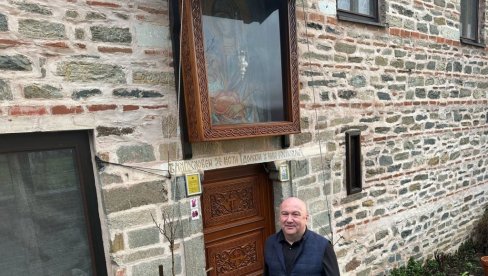 U DUHU SVETOSAVLJA: Ministar Popović u poseti isposnici Svetog Save na Svetoj Gori