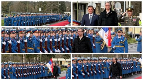 ВУЧИЋ СЕ ОБРАЋА ИЗ ДОМА ГАРДЕ НА ТОПЧИДЕРУ (ВИДЕО)