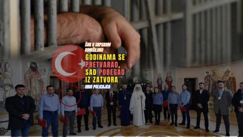 УБИО ПОЛИЦАЈЦА: Турчин прешао у православље и побегао из затвора - састао се и са патријархом, и то је био део плана