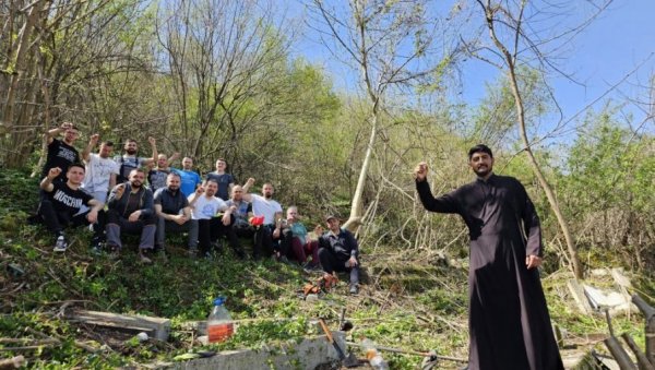 СВИ ПОДВИЗИ ПРОТЕ ТРАЈКА ВЛАЈКОВИЋА: Са одважним и вредним Србима на КиМ од заборава отима наше светиње, гробља, белеге...