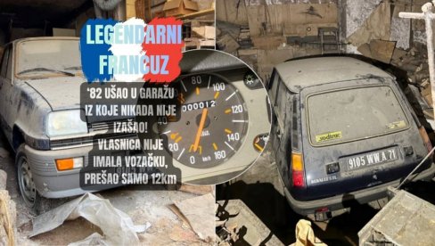 KUPLJEN NOV, U GARAŽI STAJAO 43 GODINE: Pronašli legendarni automobil, prešao samo 12 kilometara (FOTO)