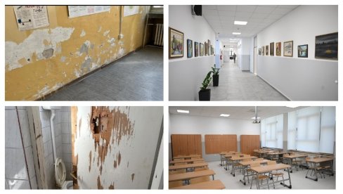 ГИМНАЗИЈА ПРЕ И НАКОН РЕКОНСТРУКЦИЈЕ: Вучић поделио фотографије на свом Инстаграм профилу (ФОТО)