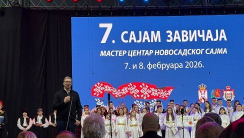 НАШЕ ЈЕ ДА НЕ ЗАБОРАВИМО ЗАВИЧАЈ Председник се обратио на 7. Сајму завичаја у Новом Саду