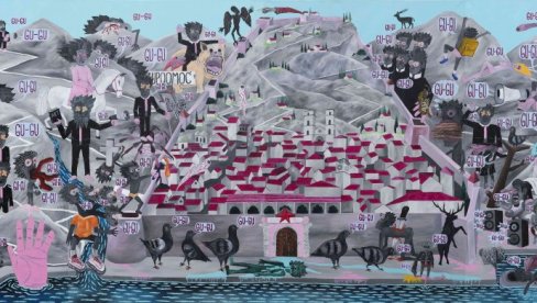 PLES NA VRHU VULKANA: Novi radovi Tadije Janičića u beogradskoj galeriji Novembar