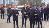 Macut i Dačić u poseti Sektoru za vanredne situacije MUP-a (VIDEO)