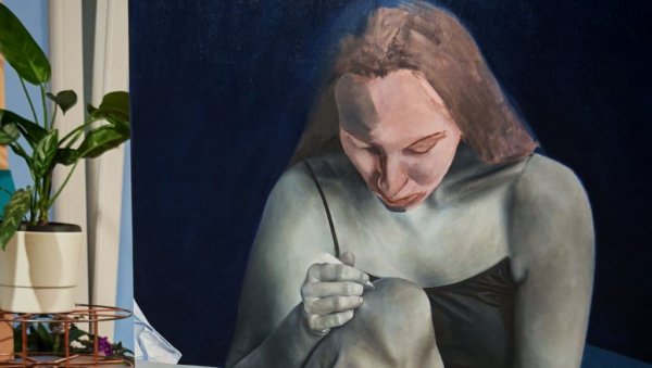 ИНТРОСПЕКЦИЈА АЊЕ ПРЕРАДОВИЋ : Изложба у Галерији Савеза удружења ликовних уметника Војводине у Новом Саду