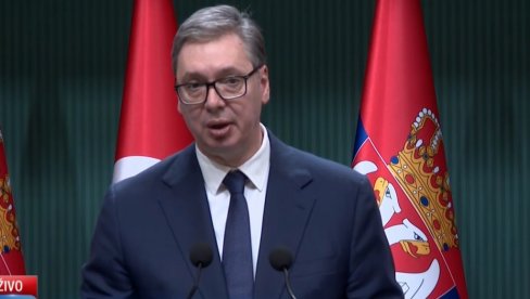 VIDI SE DA SMO NA DOBROM PUTU Vučić: Cilj da razmena sa Turskom dostigne pet milijardi evra