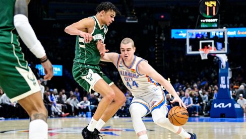 ТИ СИ НАШ КРАЉ! Никола Топић после борбе са раком дебитовао за НБА шампиона (ВИДЕО)