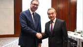 SRBIJA OSTAJE POUZDAN PARTNER KINE U EVROPI: Vučić sa Vang Jiem o ključnim globalnim bezbednosnim izazovima i jačanju saradnje (VIDEO)