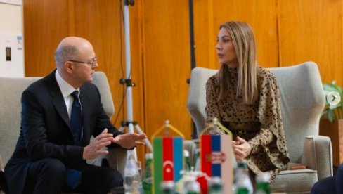 МИНИСТАРКА ЂЕДОВИЋ НА САСТАНКУ СА ШАХБАЗОВИМ: Посебан фокус разговора био на заједничком пројекту изградње гасне електране код Ниша (ФОТО)