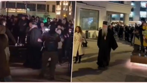 ДВА ЛИЦА СРБИЈЕ: Док блокадери вређају СПЦ, пристојан народ овако постује црквене великодостојнике