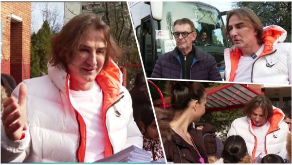 АУТОБУС ПУН ДЕЧИЈИХ ОСМЕХА КРЕНУО ПУТ КОПАОНИКА: Жељко Митровић испратио другу групу деце без родитељског старања на зимовање