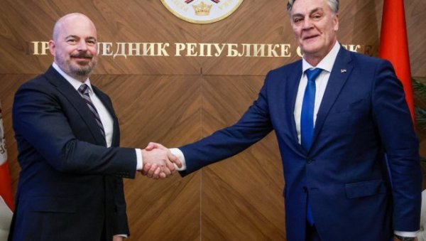 САД ОДМАХ ПОДРЖАЛЕ КАРАНА: Председник РС први састанак одржао са представником америчке администрације