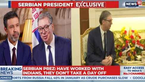 ПОКУШАЛИ СУ ОБОЈЕНУ РЕВОЛУЦИЈУ У СРБИЈИ, АЛИ И У ИНДИЈИ Вучић: Моди је посвећен јачању војске и политичке позиције у свету