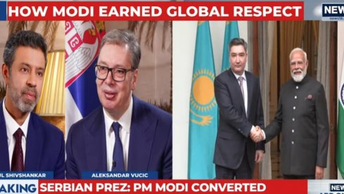 ВУЧИЋ ГОВОРИ ЗА ИНДИЈСКУ ТВ CNN-News18: Председник Србије најављен као ексклузивни гост (ВИДЕО)