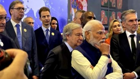 ПРИСУСТВО СРБИЈЕ НА ОВАКВИМ СКУПОВИМА ЈАЧА НАШУ МЕЂУНАРОДНУ ПОЗИЦИЈУ Вучић обишао АИ ЕXПО у оквиру Самита о вештачкој интелигенцији