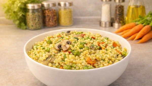 ПИЛАВ ОД КУСКУСА СА ПОВРЋЕМ: Брз рецепт који увек успева