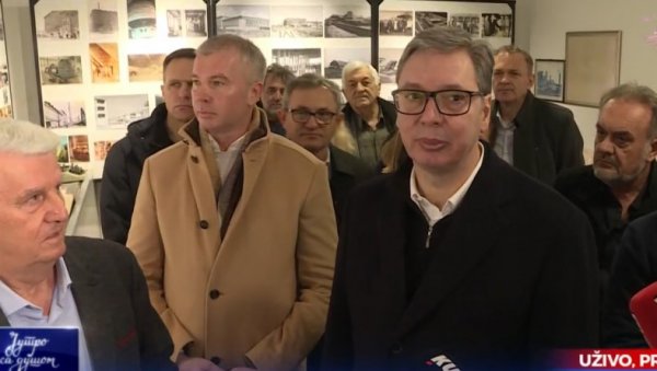 ДВЕ СТВАРИ ЋЕМО ДА УРАДИМО У ПРАХОВУ Вучић о новим пројектима: То је обилазница 12,7 км, па државни пут Брза Паланка-Неготин 29 километара