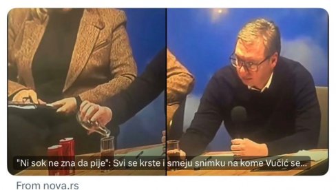NARODE, ZAMISLITE S KAKVIM FAŠISTIMA IMAMO POSLA! S Nove poručuju: Vučiću, mi ti nismo odobrili da pomešaš koka-kolu sa vodom (FOTO)