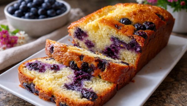 ХЛЕБ ОД БООРВНИЦА, ЛИМУНА И СВЕЖЕГ СИРА: Сочан и мирисан десерт